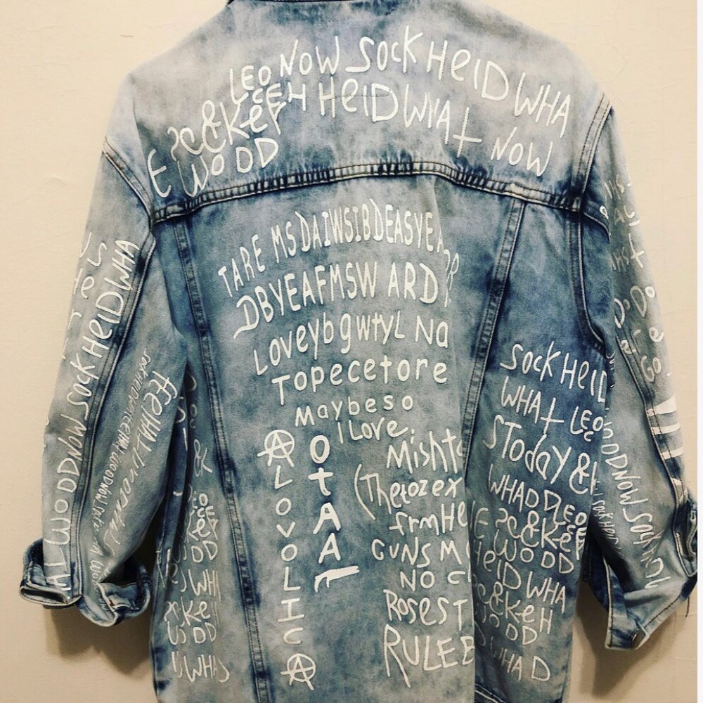 Woman jeans jacket Large